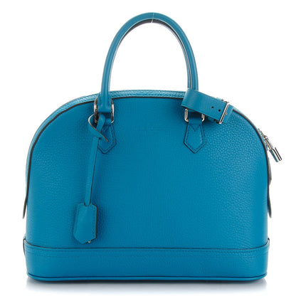 Louis Vuitton Taurillon Alma PM Bleu Canard 1 of 7