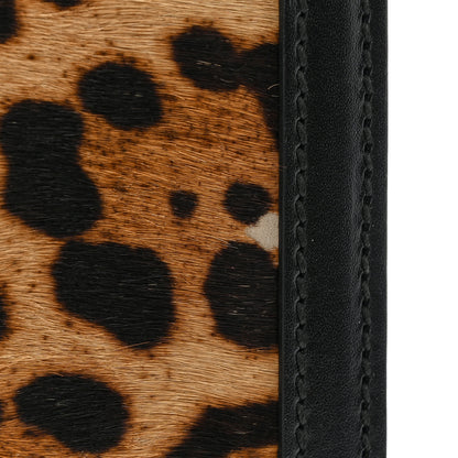 Gucci Calf Hair Jaguar Printed Small Lady Buckle Clutch Black 13 of 13