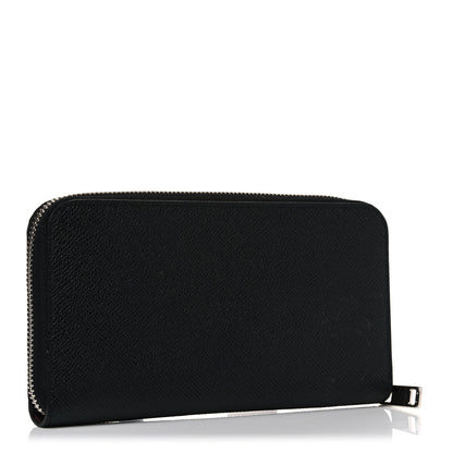 Givenchy Grained Calfskin Zip Around Wallet Black 3 of 12