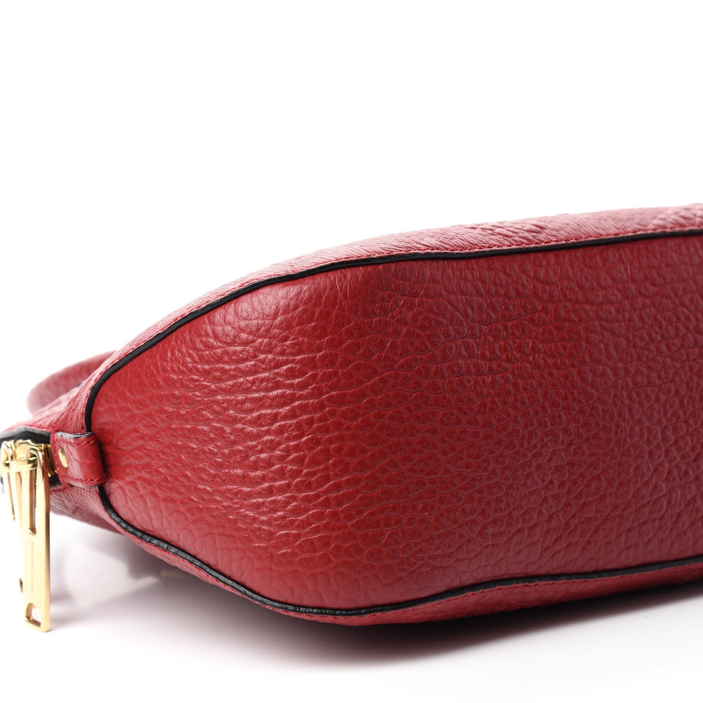 Heritage Grain Check Embossed Small Orchard Bowling Bag Military Red