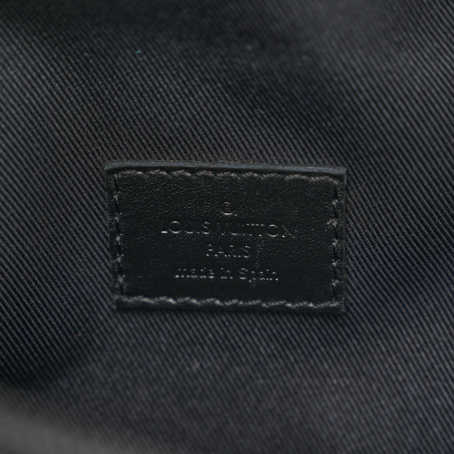 Calfskin Monogram Shadow Discovery Bumbag Black