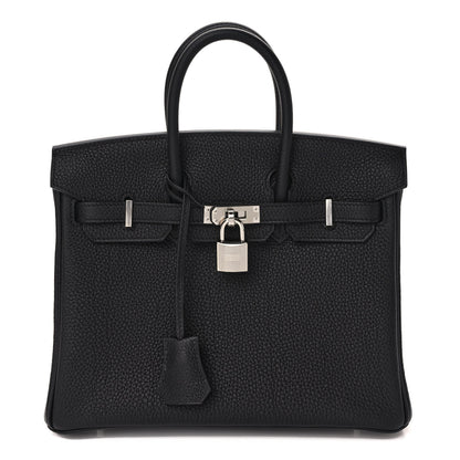 Hermes Togo Birkin 25 Black 1 of 8