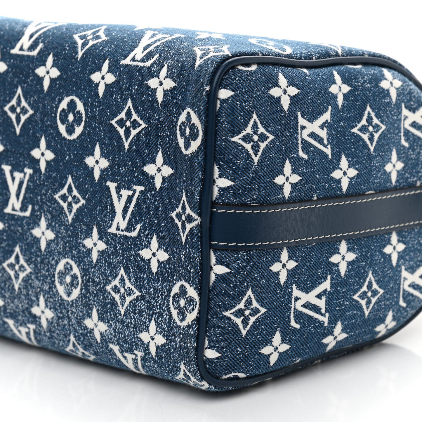 Monogram Jacquard Denim Speedy Bandouliere 25 Bleu