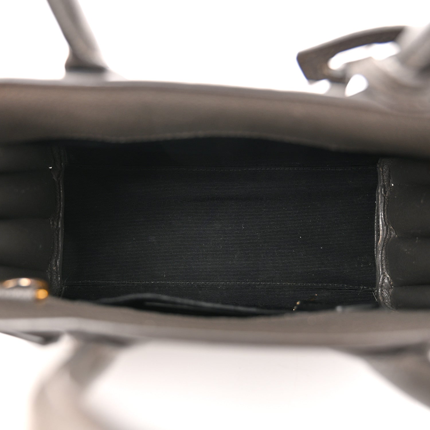 Saint Laurent Grained Calfskin Nano Sac De Jour Coal 5 of 14