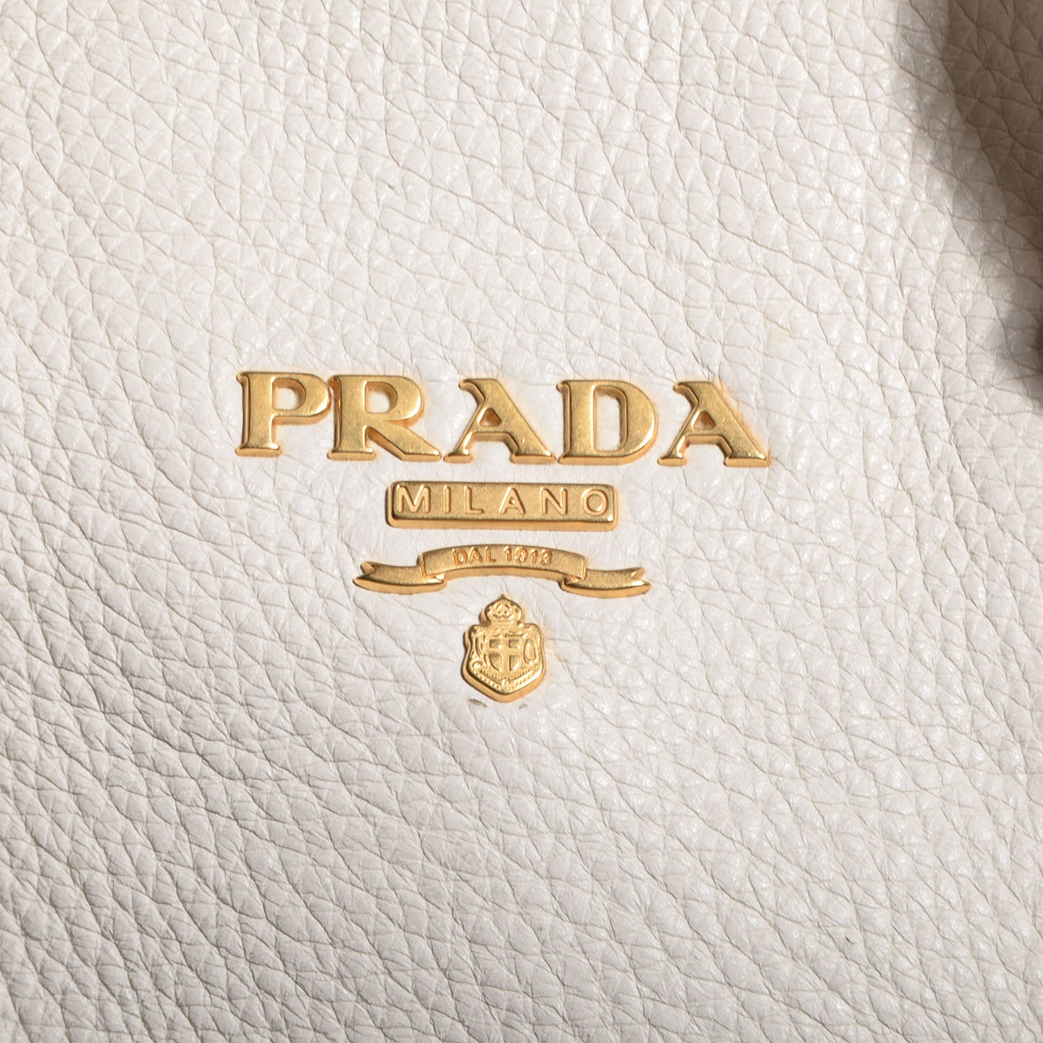Prada Cervo Antik Shopping Satchel Bianco 10 of 11