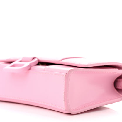Balenciaga Shiny Box Calfskin Tonal B Hourglass Chain Bag Candy Pink 9 of 9