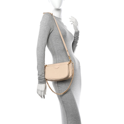 Louis Vuitton Empreinte Monogram Giant Multi Pochette Accessories Cream 2 of 10