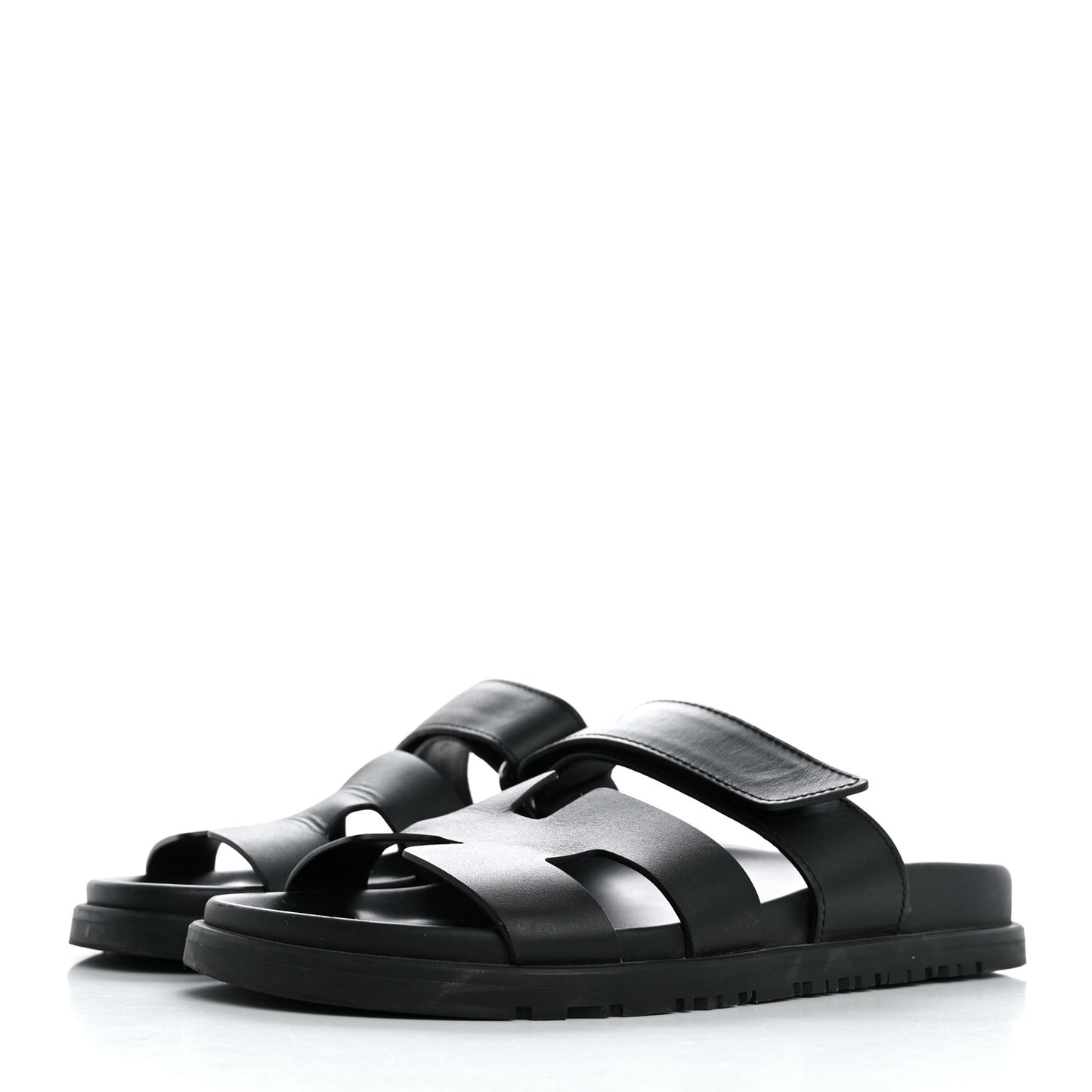 Calfskin Womens Chypre Sandals 35 Black