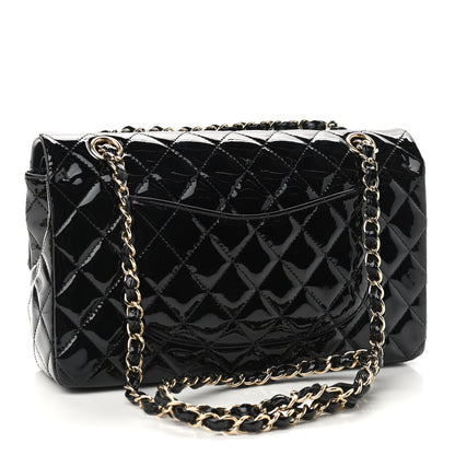 Chanel Patent Quilted Medium Double Flap Black 3 of 9