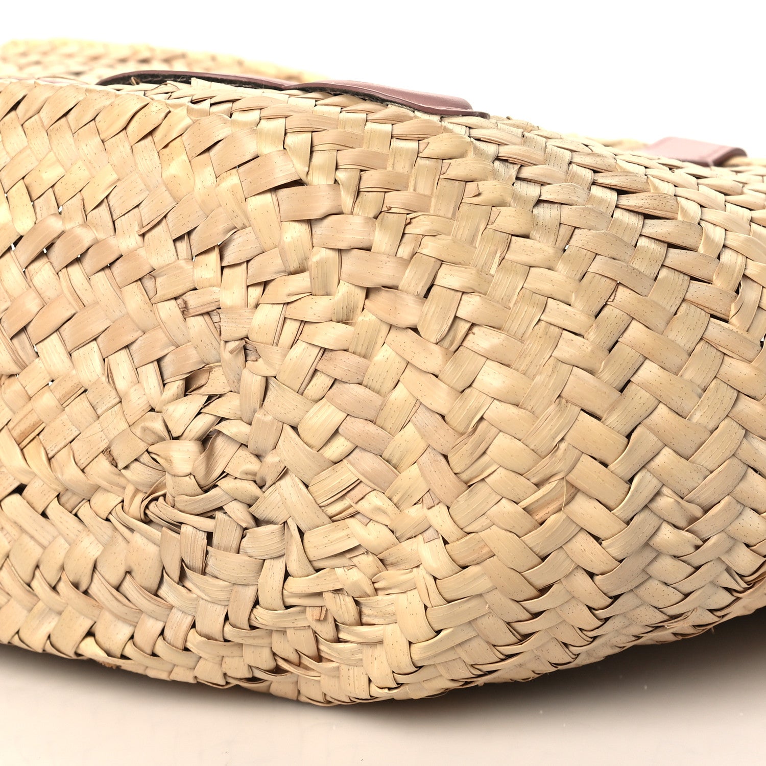 Celine Raffia Calfskin Triomphe Teen Panier Vintage Pink 9 of 9