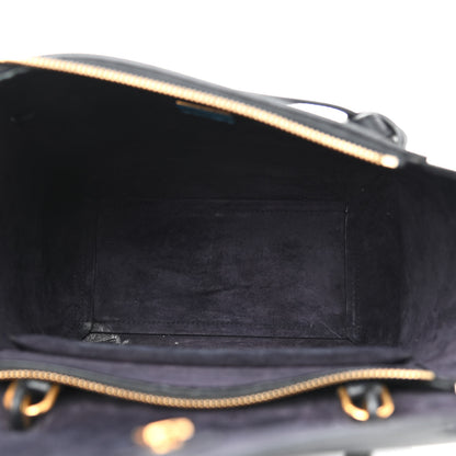 Celine Grained Calfskin Micro Belt Bag Black 4 of 10