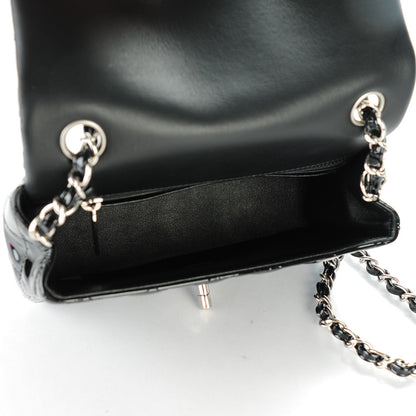 Chanel Patent Calfskin Quilted Mini Rectangular Flap Black 5 of 7