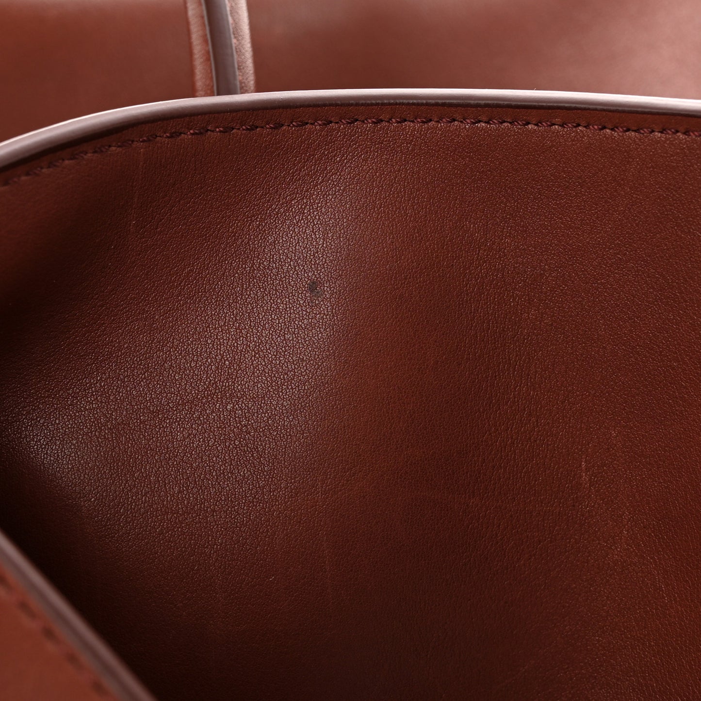 Polished Saddle Calfskin Soft Margaux 15 Cognac