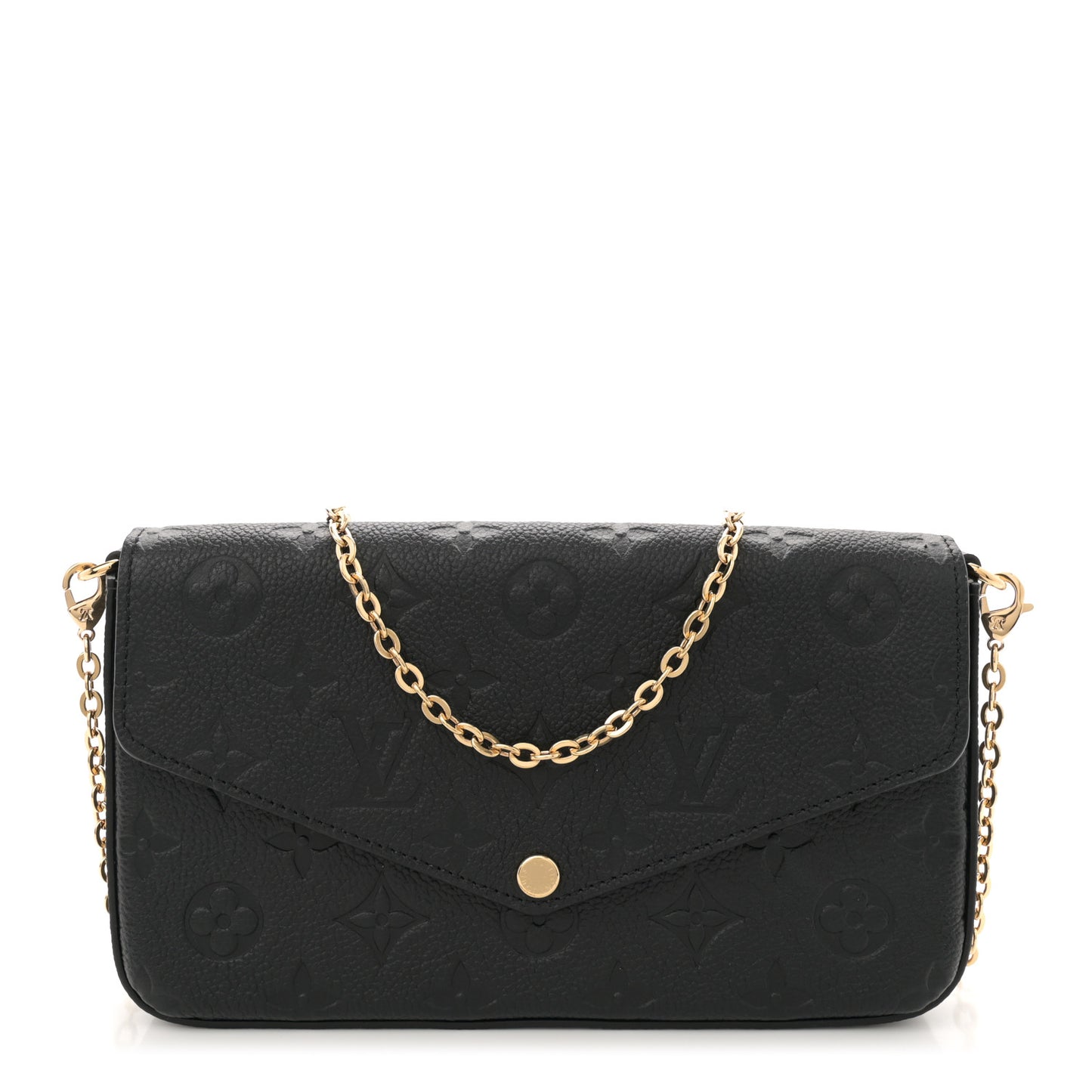 Empreinte Pochette Felicie Chain Wallet Black