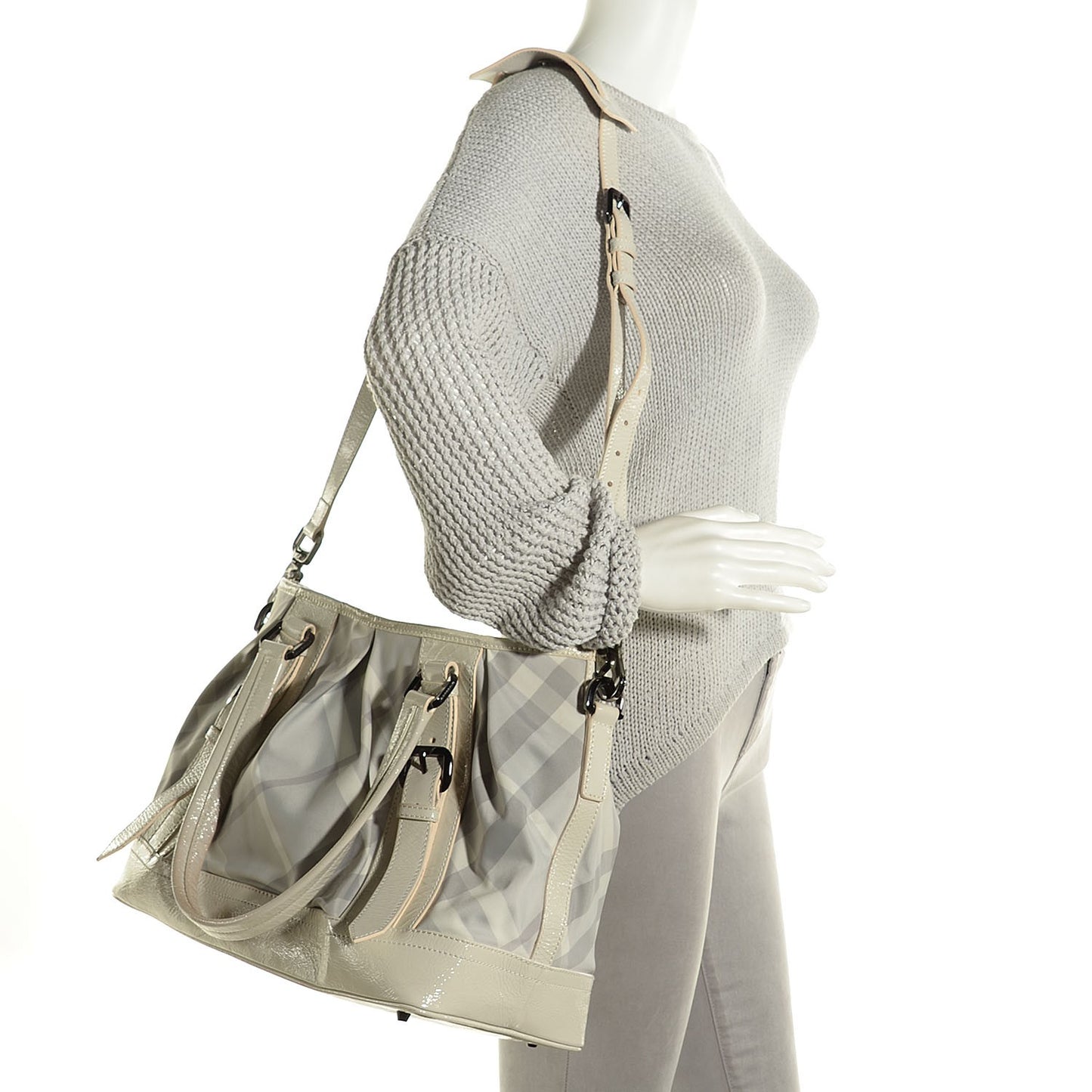 Nylon Beat Check Lowry White