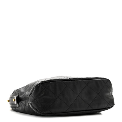 Chanel Calfskin Quilted Daily Hobo Black 4 of 10