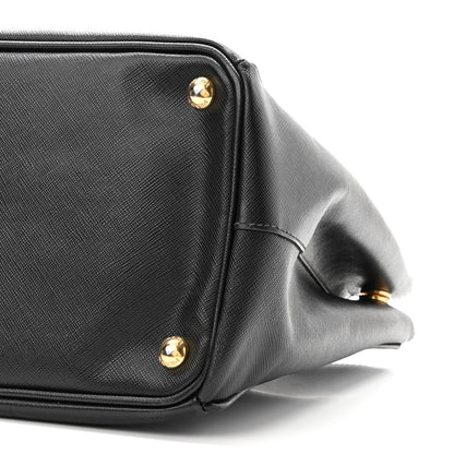 Prada Saffiano Large Galleria Double Zip Tote Black 9 of 10