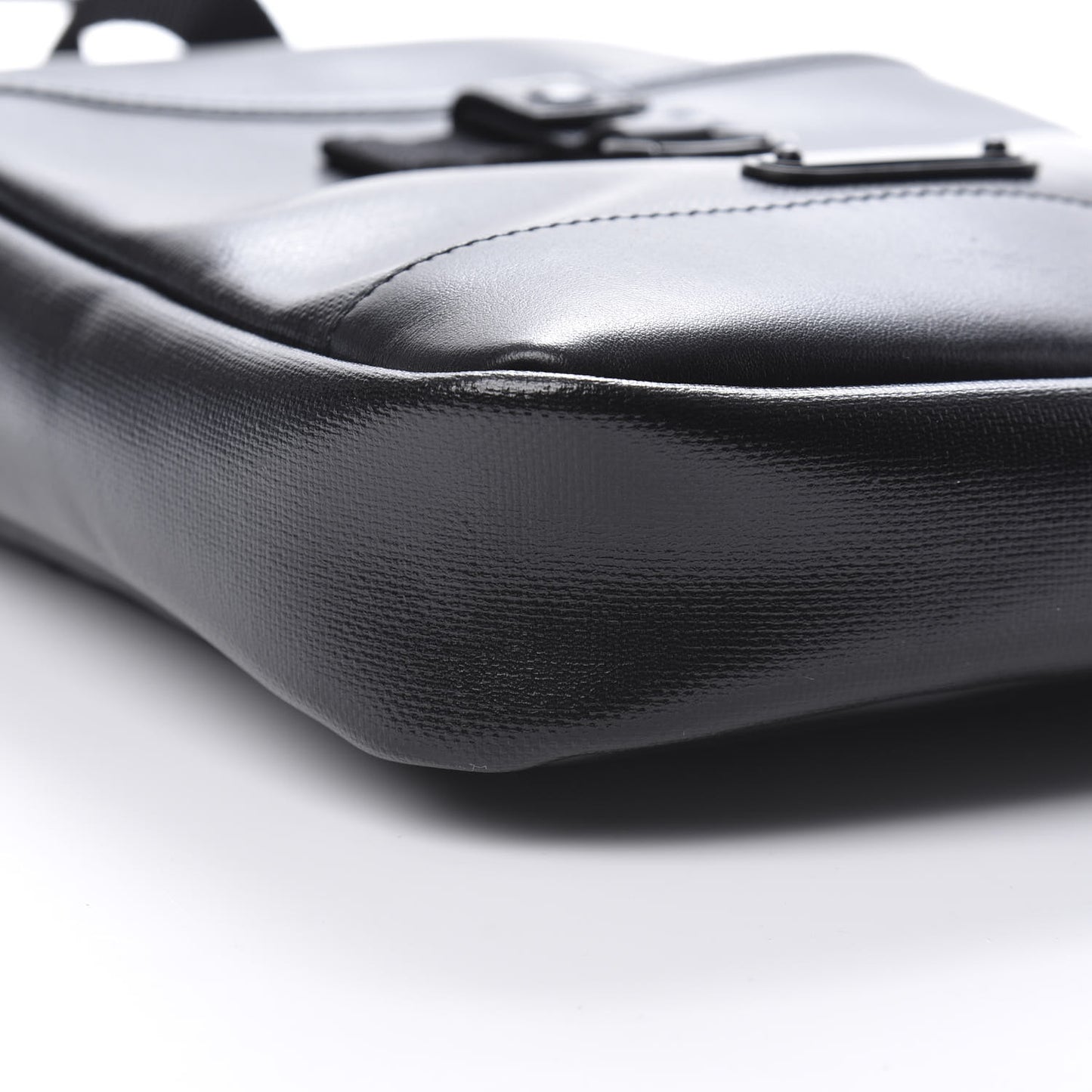 Coated Canvas Rivington Race Pouch Black