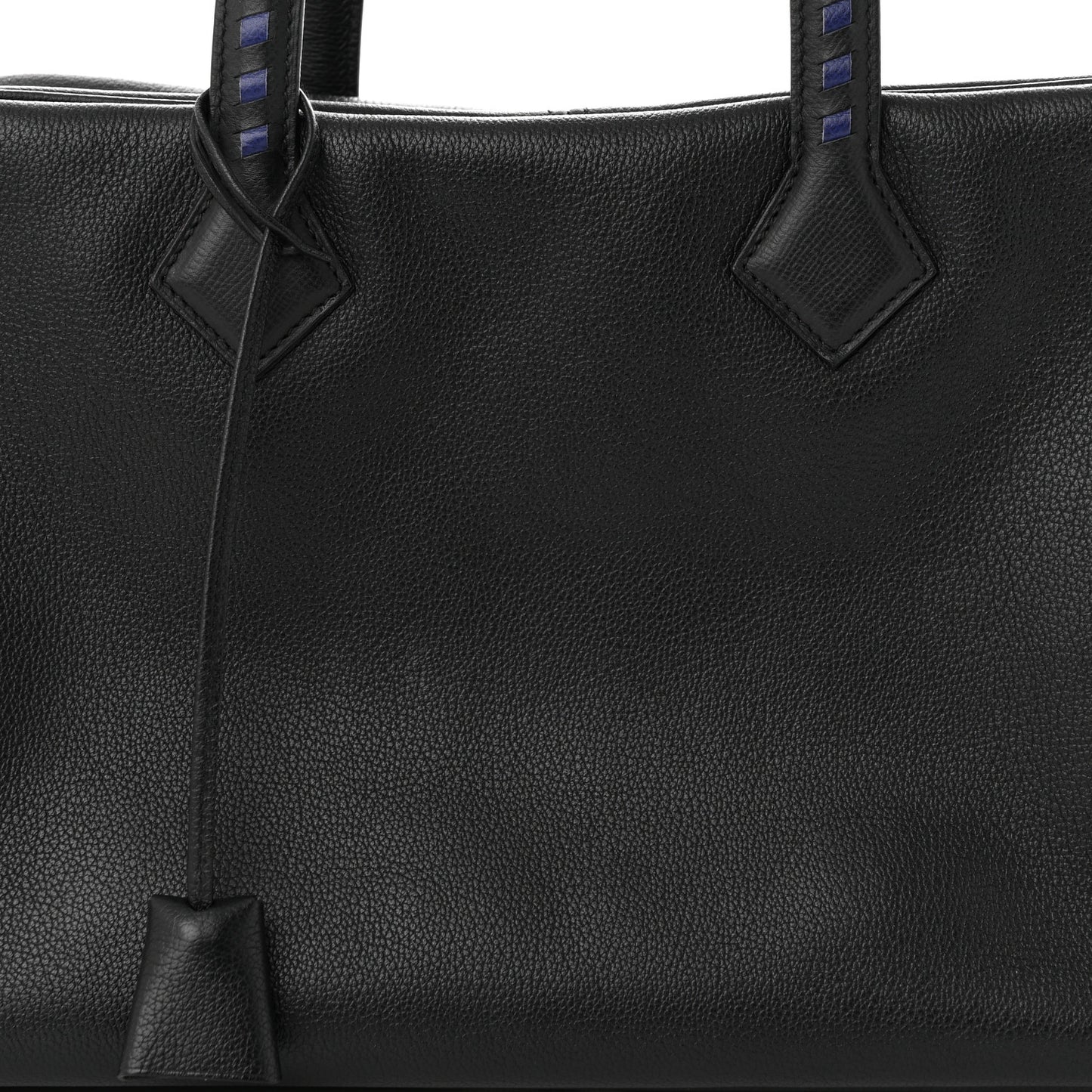 Taurillon Novillo Tressage Victoria II 35 Black Bleu Encre