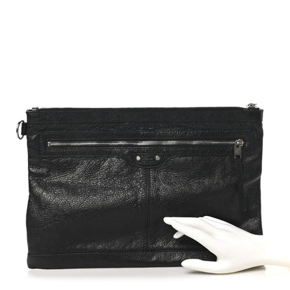 Balenciaga Agneau Arena Classic Hardware Large Clip Black 2 of 8
