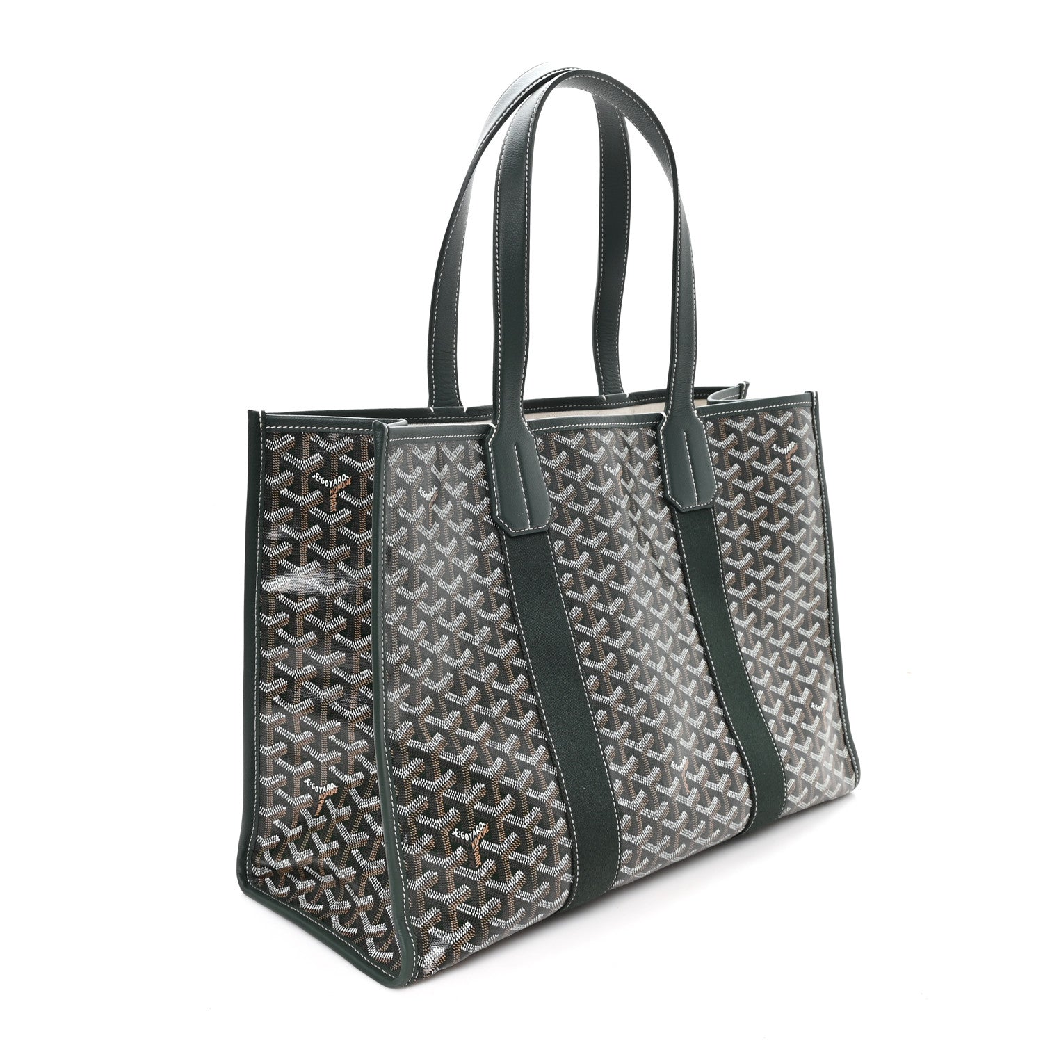 Goyard Goyardine Villette MM Tote Green 3 of 10