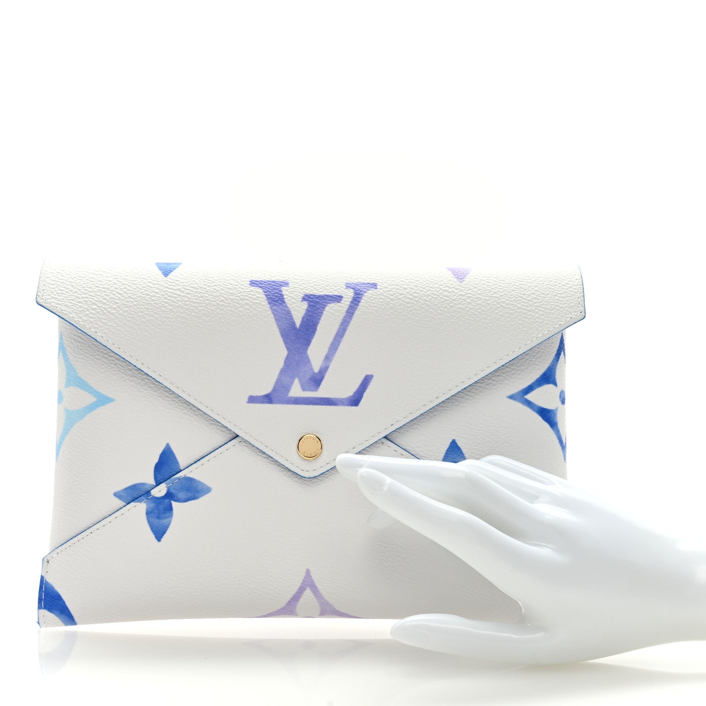 Monogram Giant By The Pool Kirigami Pochette Set Blue Rose Beige