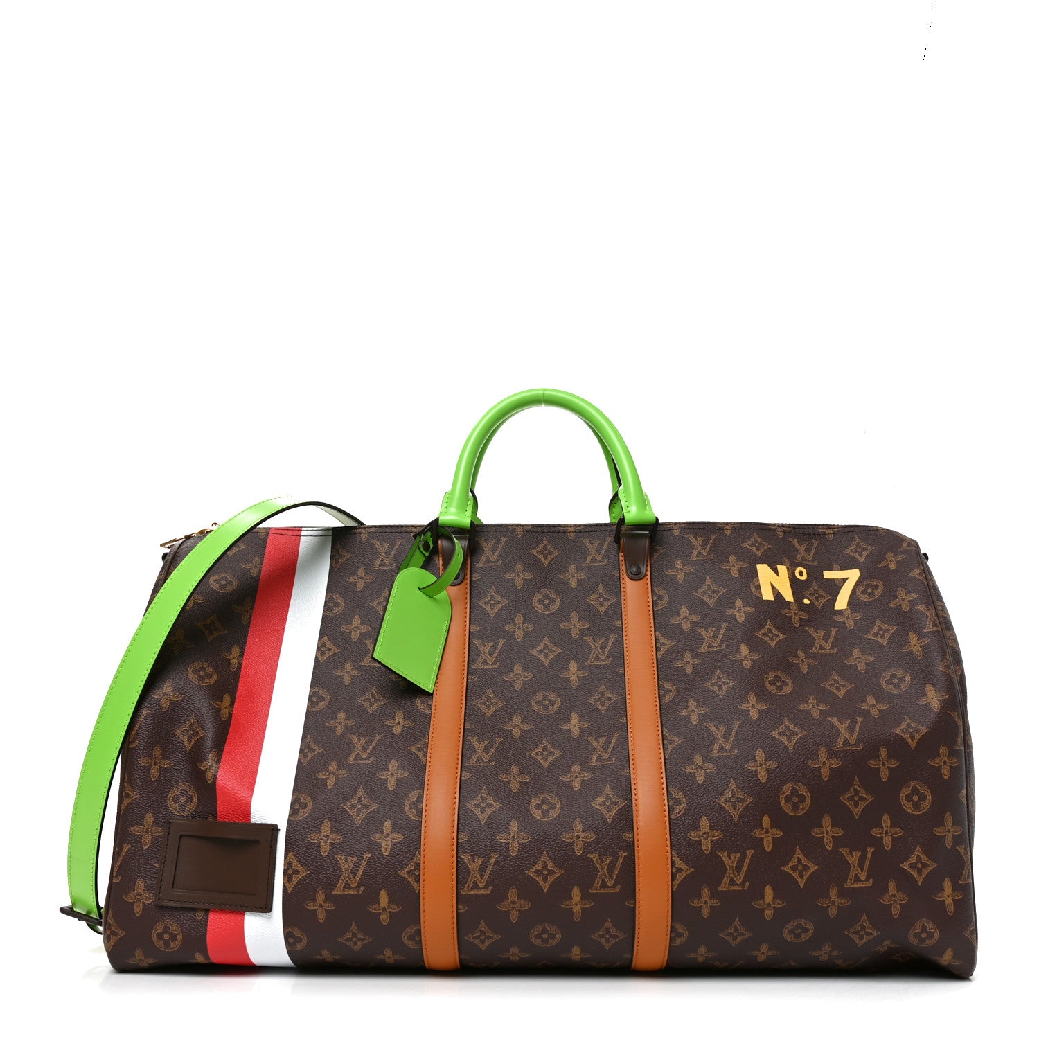 Louis Vuitton Monogram L’Œi N°7 Keepall Bandouliere 55 1 of 8