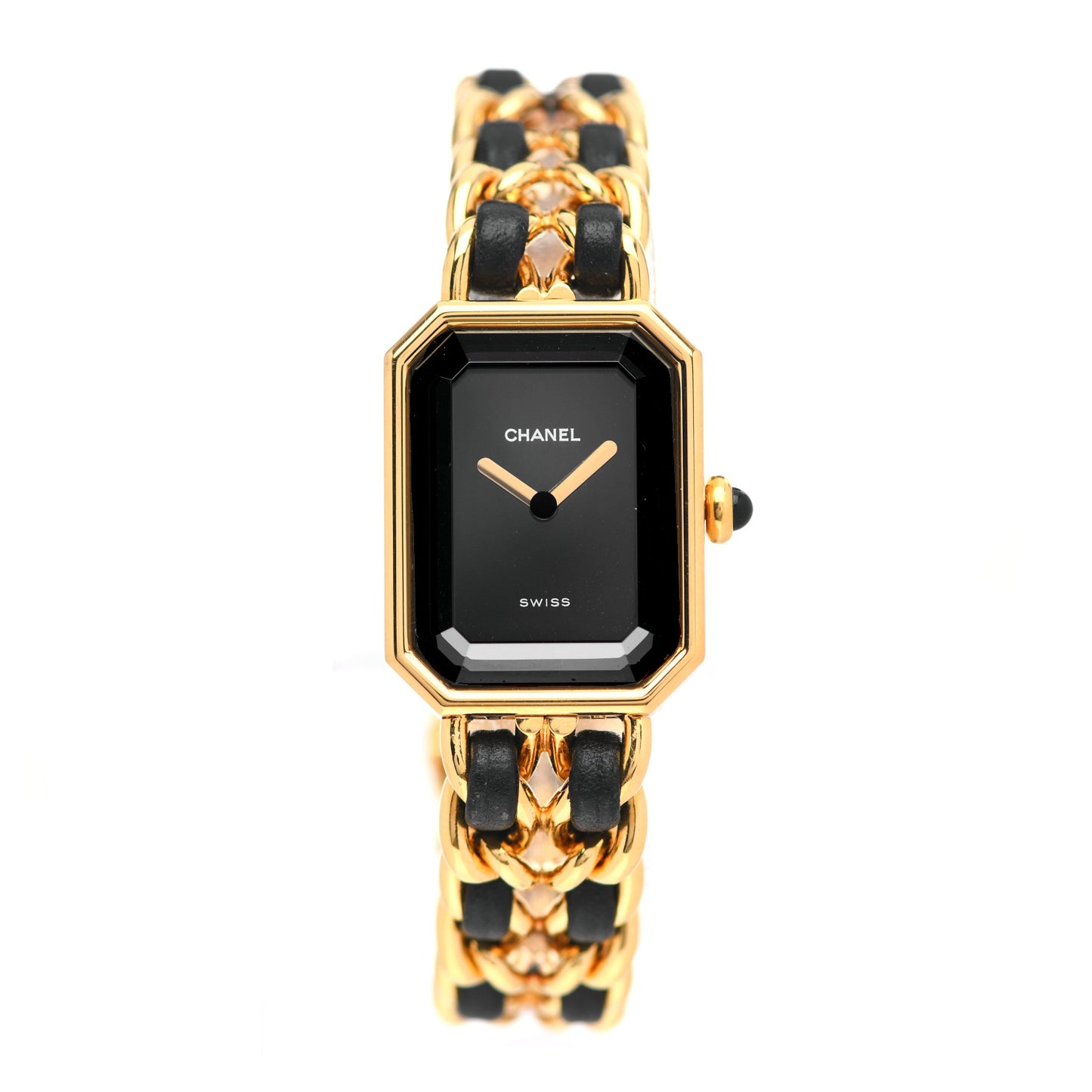Stainless Steel Lambskin 20mm Chain Premiere Quartz Watch Gold L