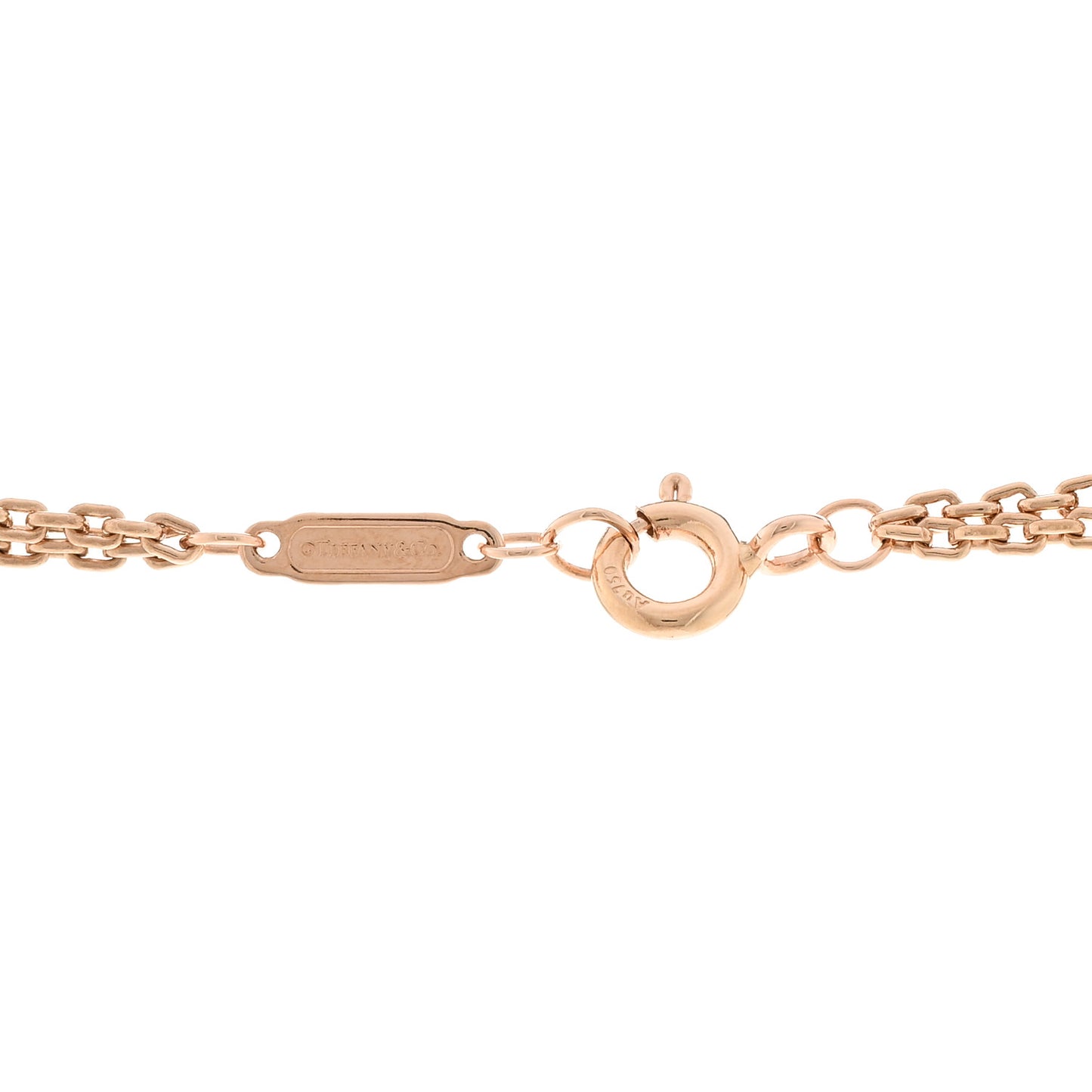 18K Rose Gold HardWear Double Link Pendant Necklace