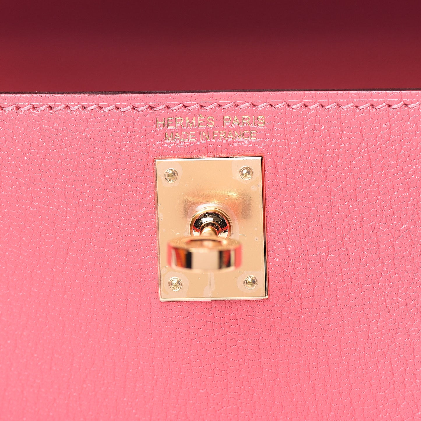 Chevre Mysore Mini Kelly Sellier 20 Rose Lipstick
