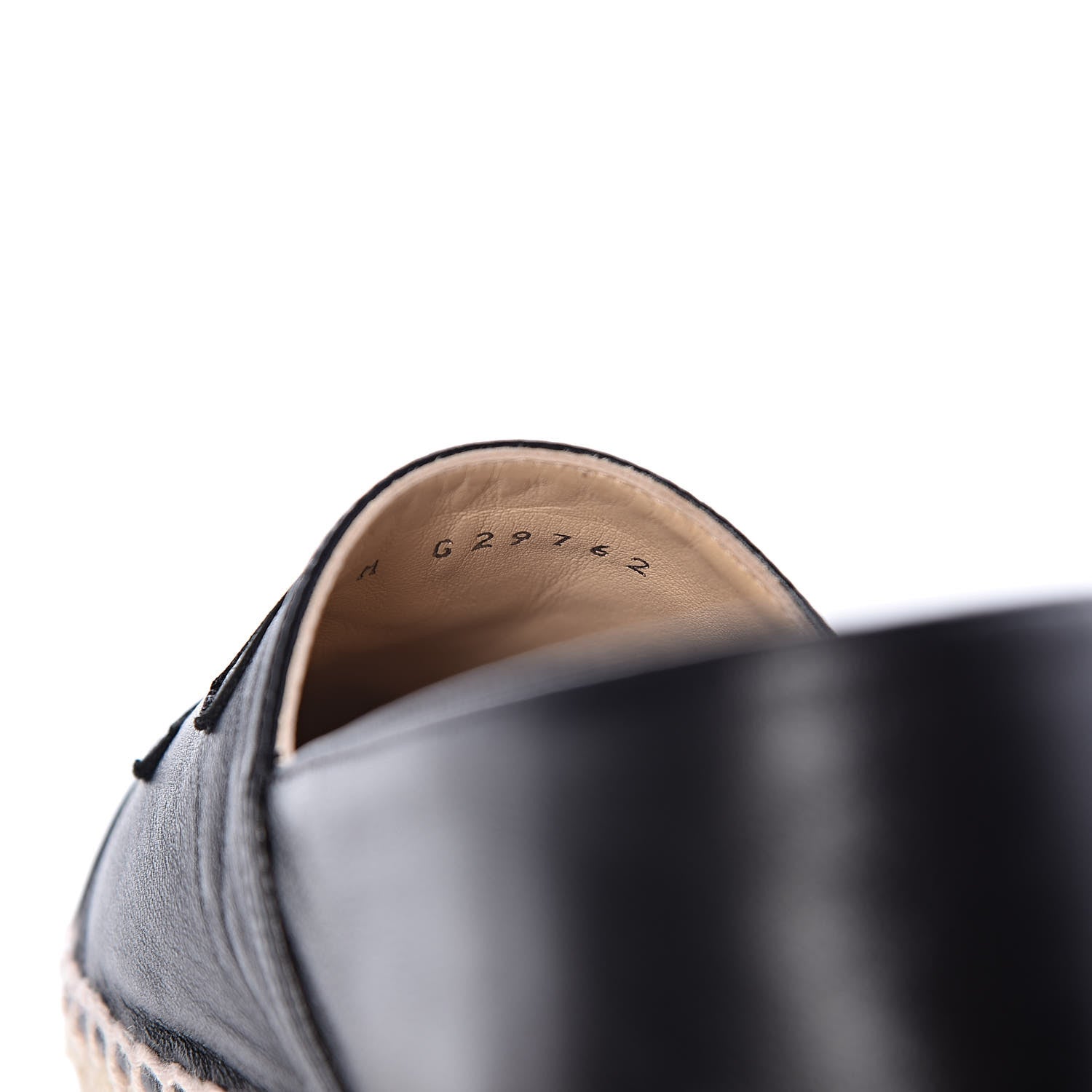 Chanel Lambskin CC Espadrilles 37 Black 7 of 11