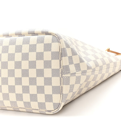 Louis Vuitton Damier Azur Neo Neverfull MM Rose Ballerine 12 of 13