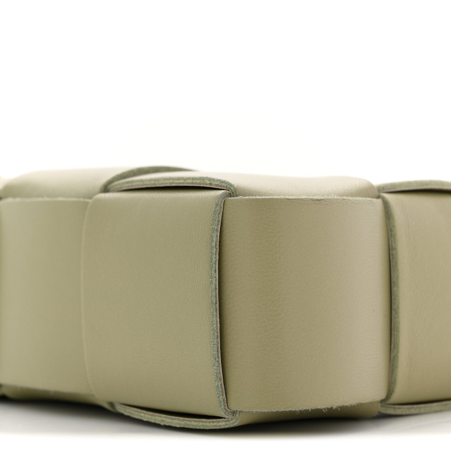 Bottega Veneta Calfskin Maxi Intrecciato Cassette Pouch On Strap Travertine 10 of 10