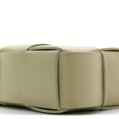 Bottega Veneta Calfskin Maxi Intrecciato Cassette Pouch On Strap Travertine 10 of 10