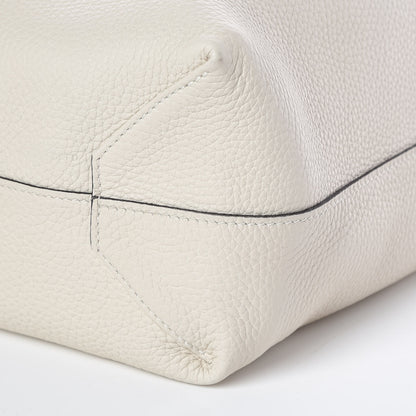 Hermes Taurillon Clemence Double Sens 36 Reversible Tote Etain Beton 17 of 17