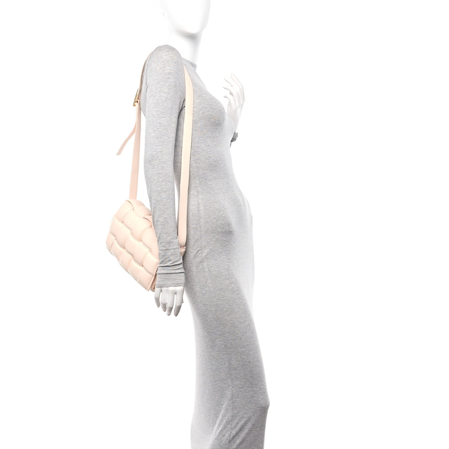 Bottega Veneta Nappa Maxi Intrecciato Padded Cassette Crossbody Bag Melon Washed 2 of 9