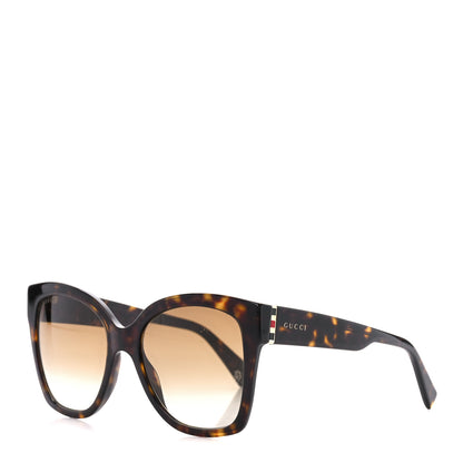 Gucci Acetate Square Frame Sunglasses GG0459S Tortoise 1 of 8