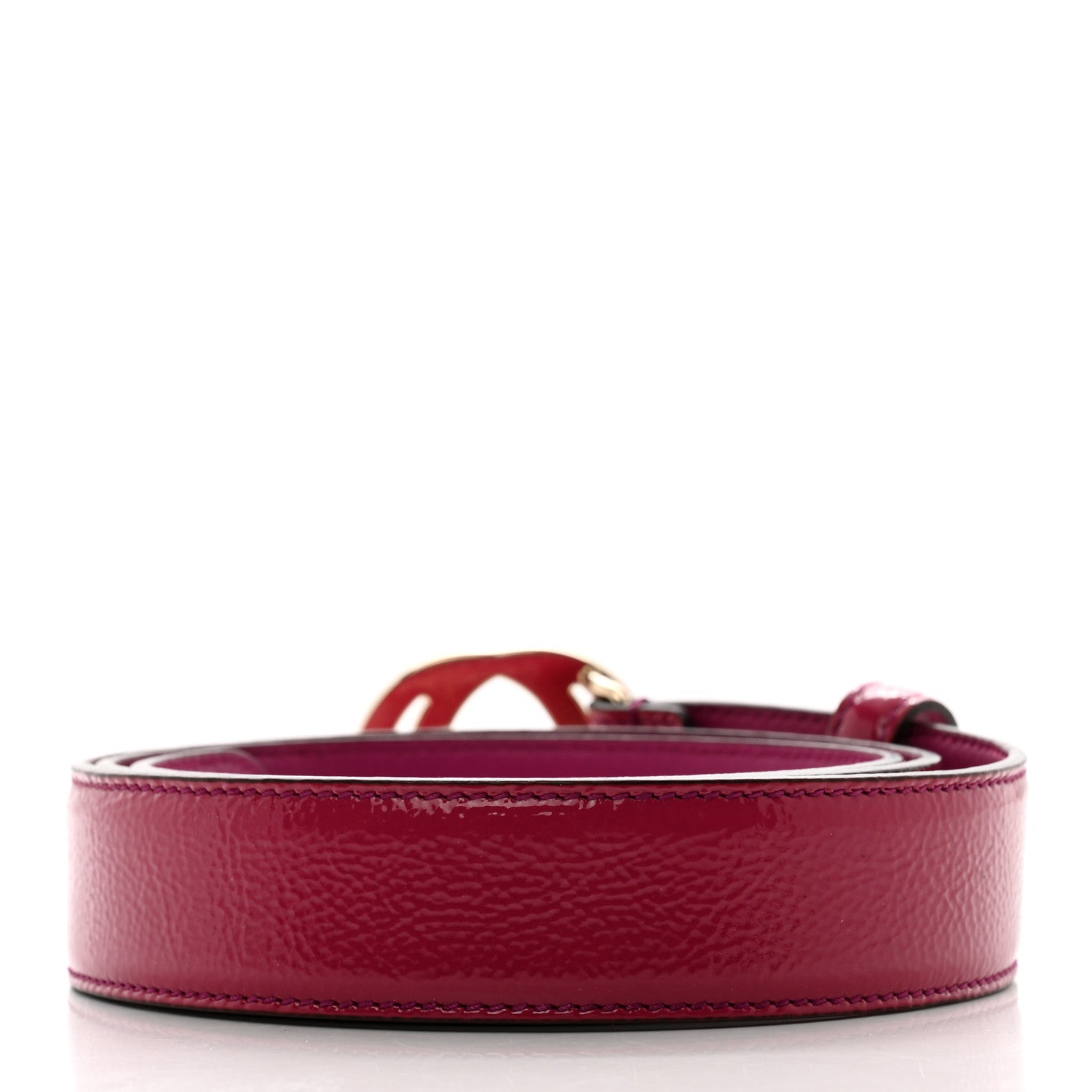 Gucci Patent Interlocking G Belt 90 36 Pink 2 of 5
