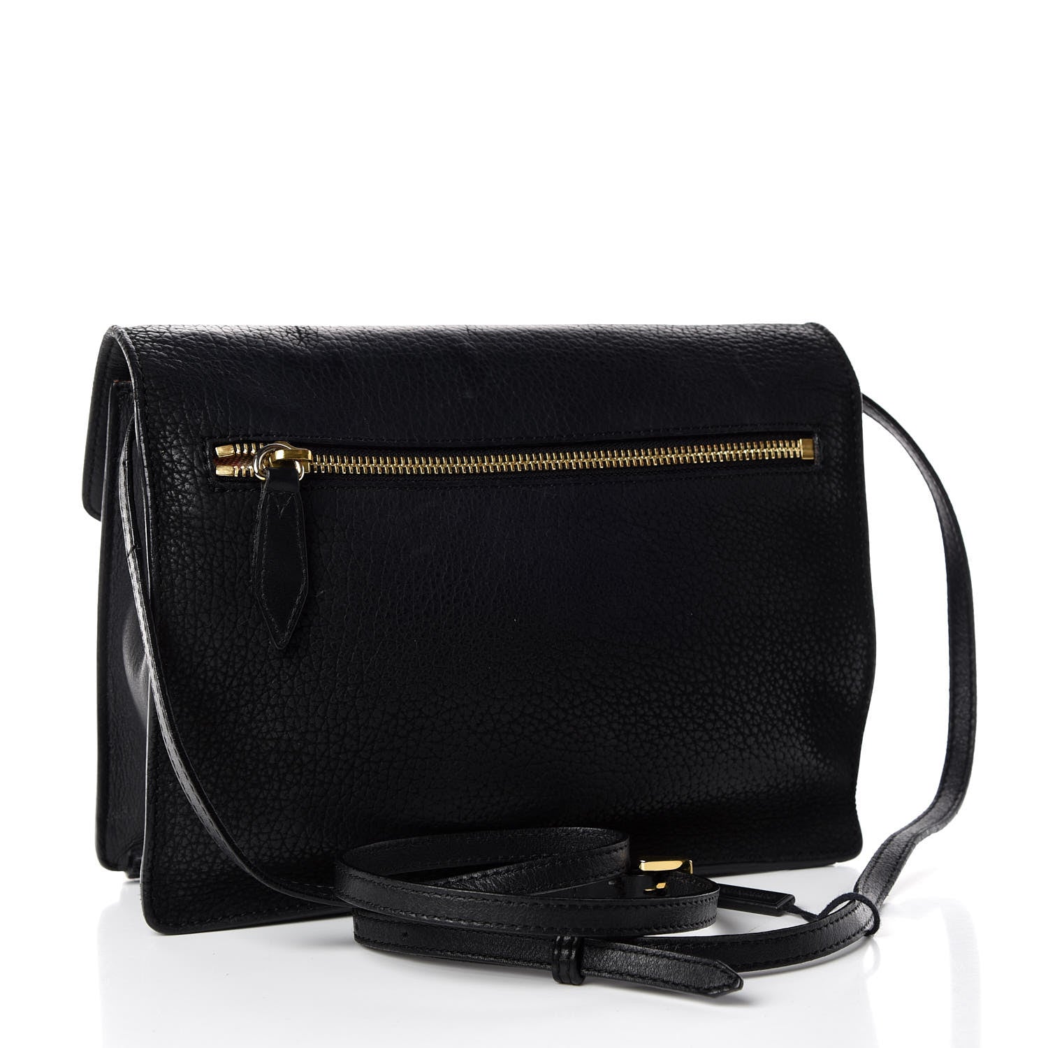 Burberry Grainy Nubuck Small Macken Crossbody Bag Black 3 of 13