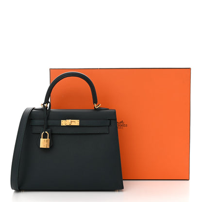 Hermes Epsom Kelly Sellier 25 Vert Cypress 11 of 11