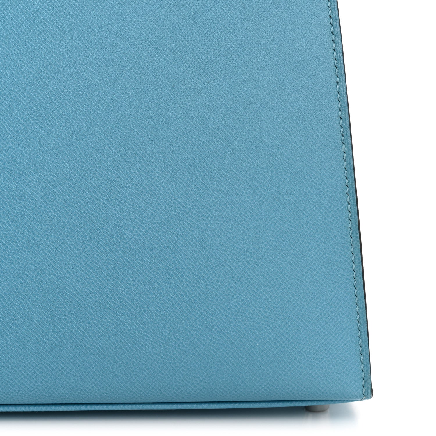 Hermes Madame Calfskin Kelly Sellier 25 Bleu du Nord 12 of 13