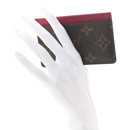 Louis Vuitton Monogram Card Holder Fuchsia 2 of 7
