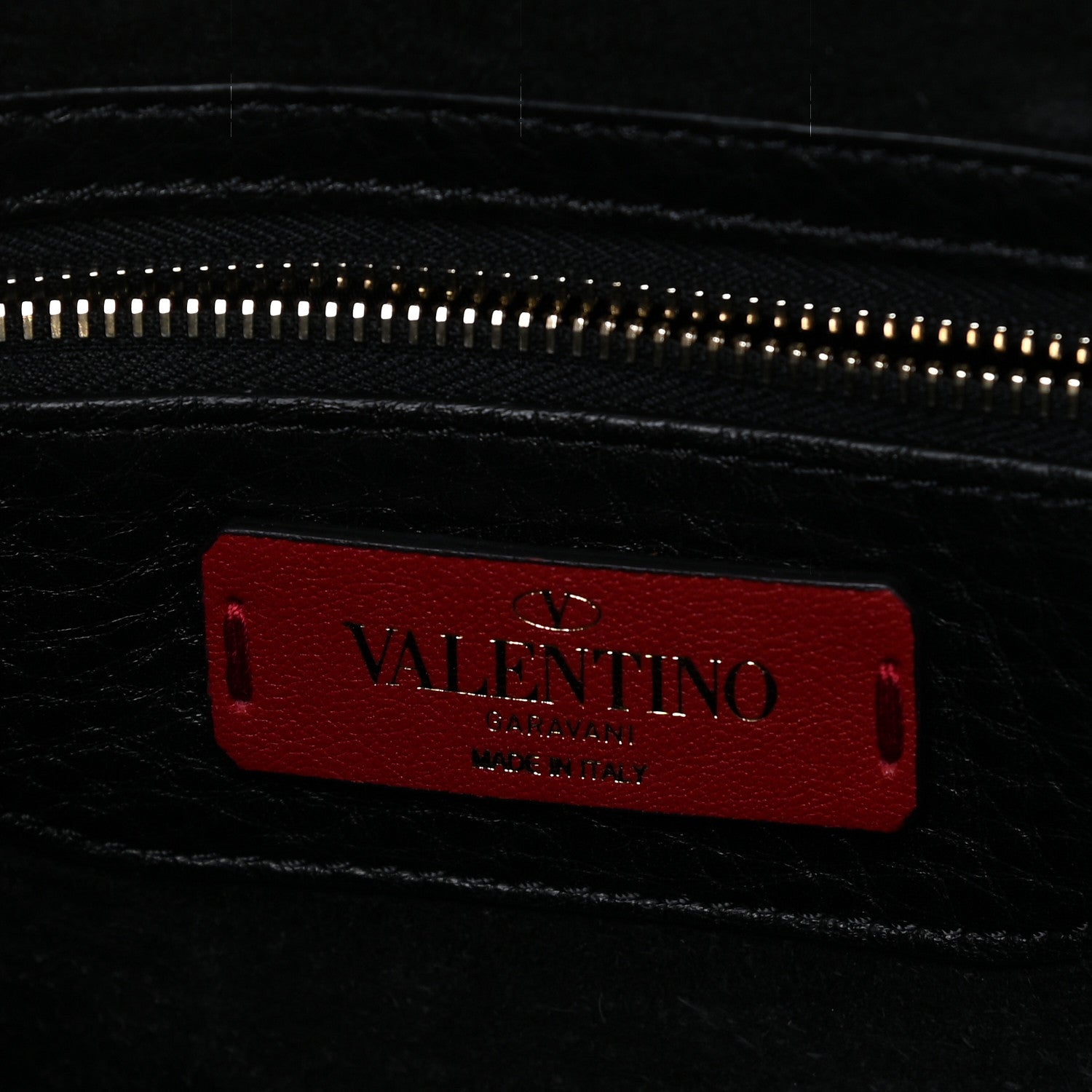 Valentino Garavani Grained Calfskin Small Rockstud Shoulder Tote Black 7 of 8