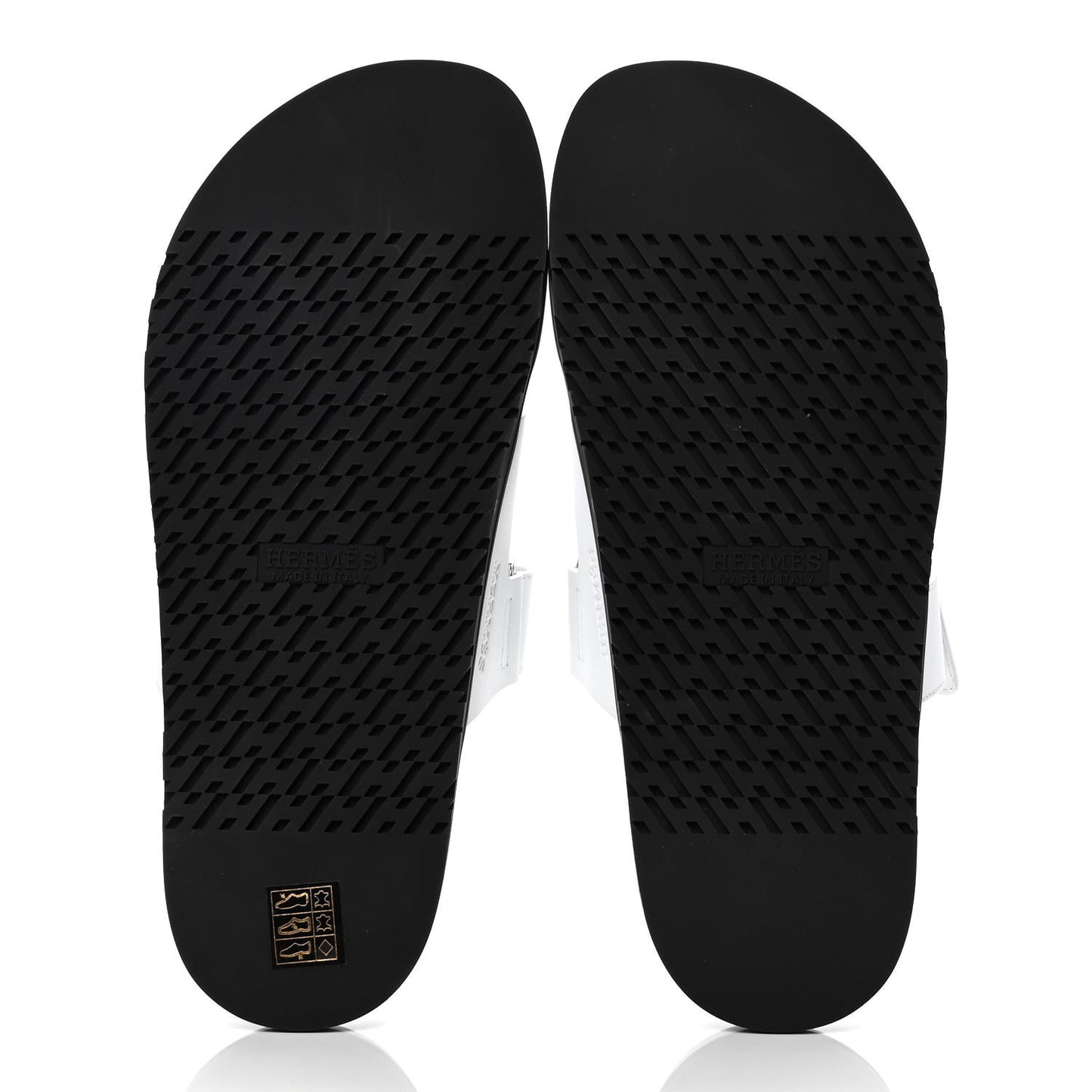 Calfskin Mens Chypre Sandals 43 White