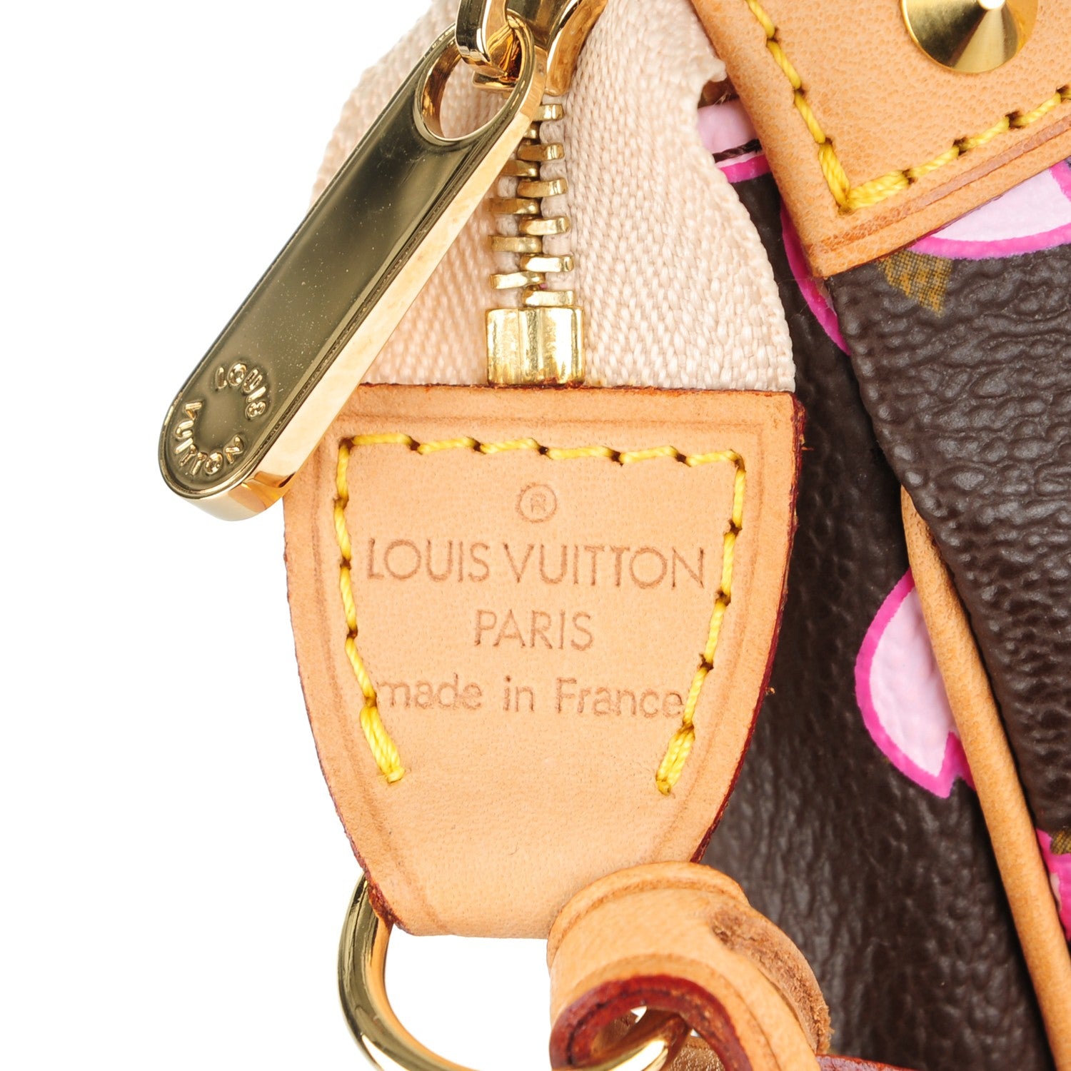Louis Vuitton Monogram Cherry Blossom Pochette Accessories Brown 7 of 7
