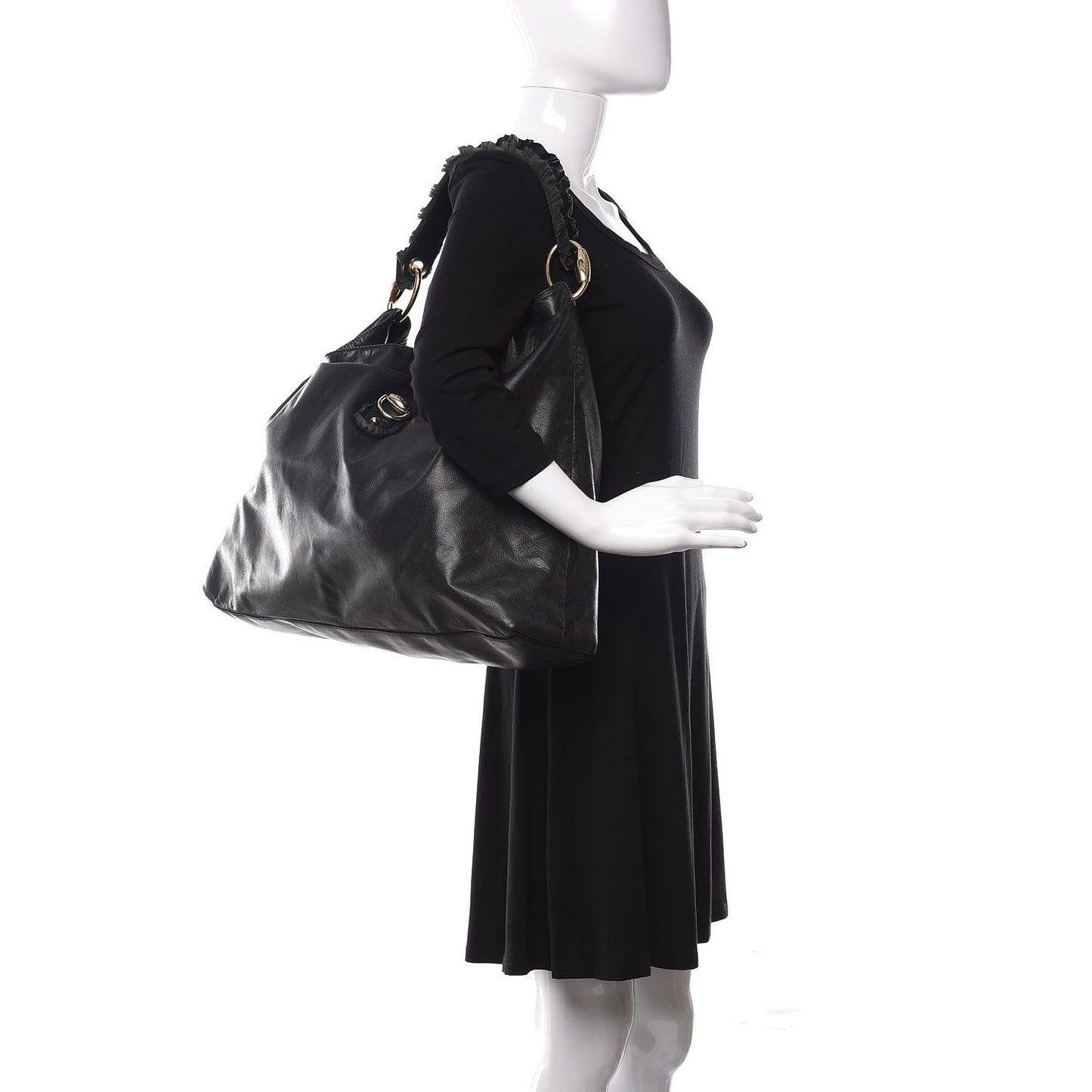 Calfskin Large Sabrina Black