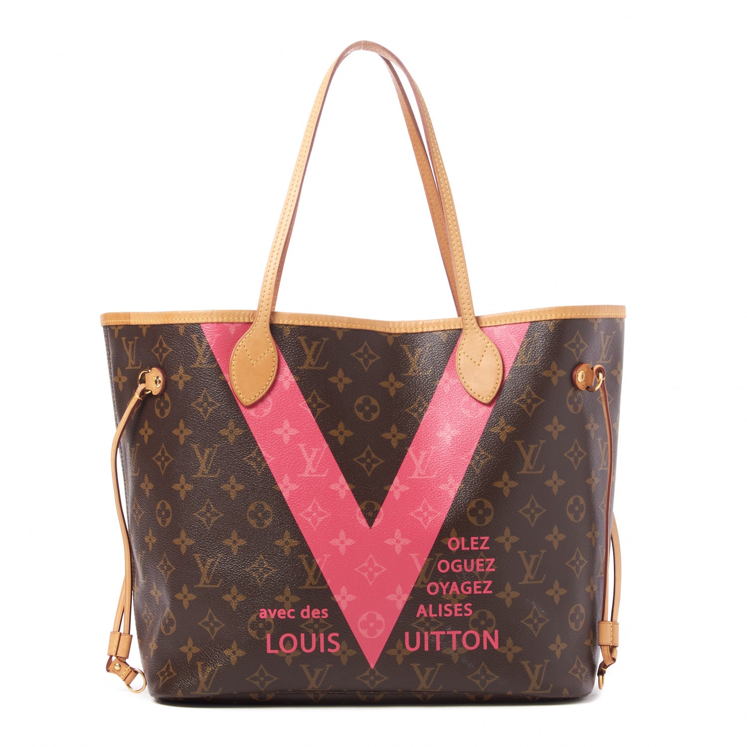 Louis Vuitton Monogram V Neverfull MM Grenade 1 of 9