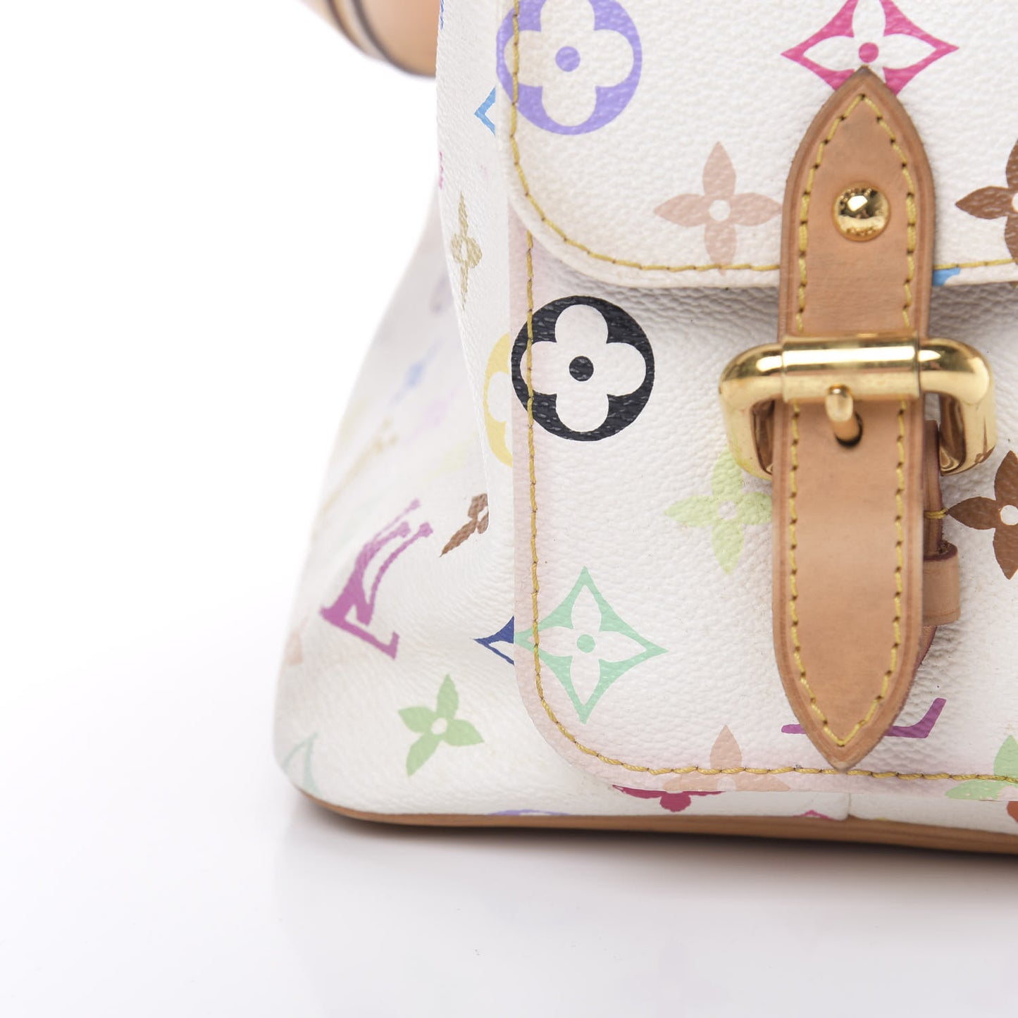 Monogram Multicolor Petit Noe White