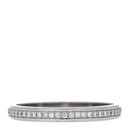 Cartier Platinum Diamond 2.3mm D'Amour Wedding Band Ring 51 5.75 3 of 5