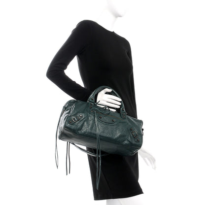 Balenciaga Agneau Classic Hardware Twiggy Poker Fonce 2 of 8